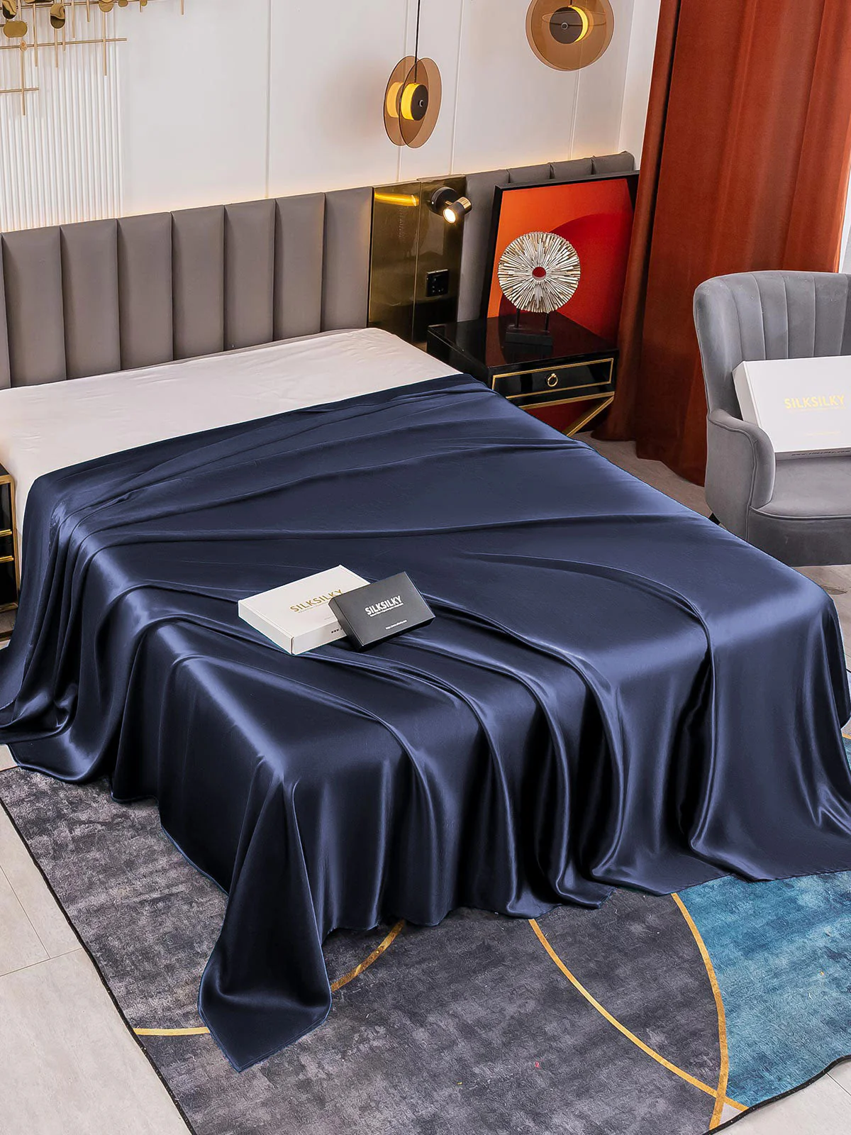 19Momme Mulberry Silk Seamless Flat Sheet - Image 12