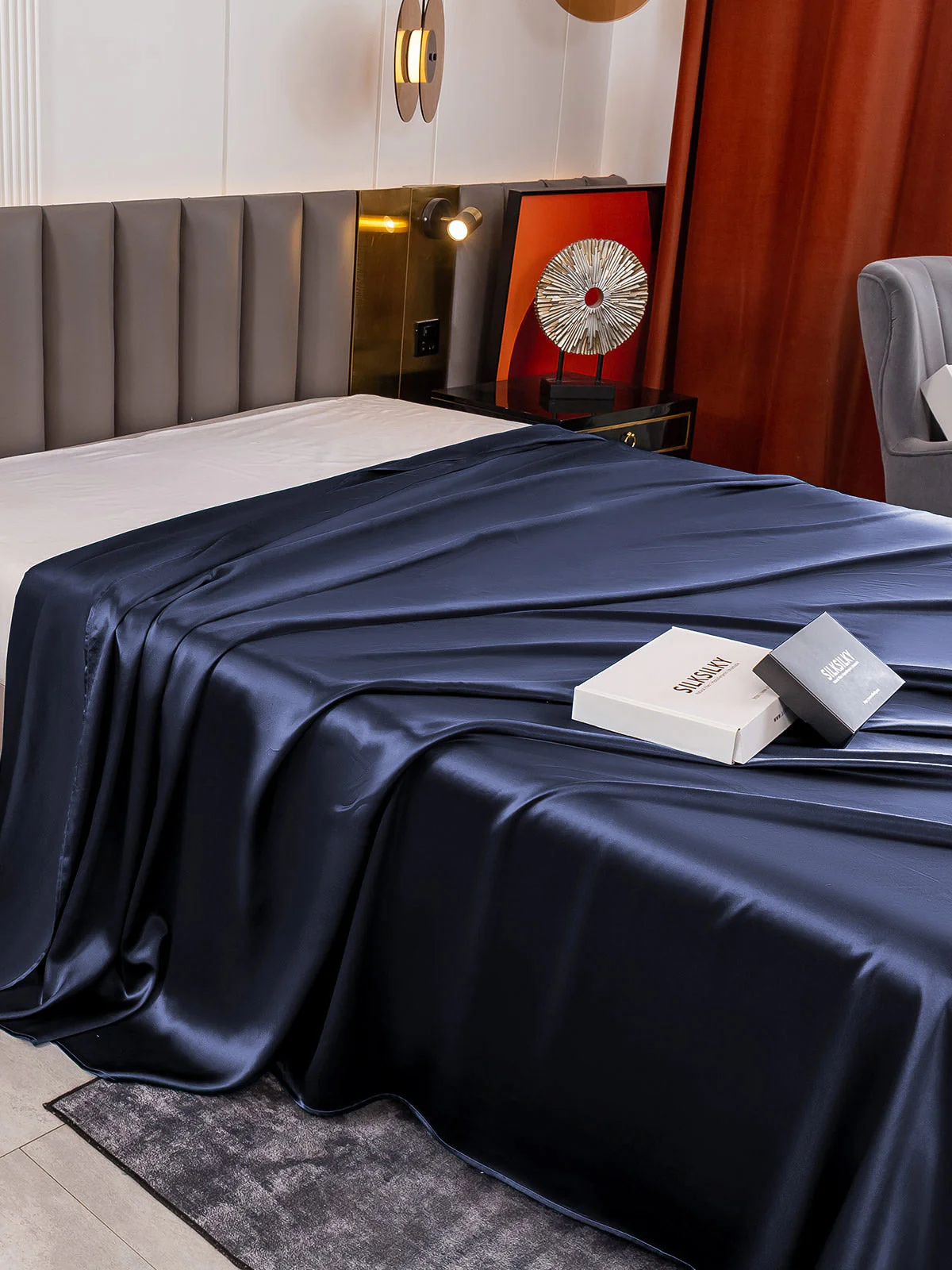 19Momme Mulberry Silk Seamless Flat Sheet - Image 15