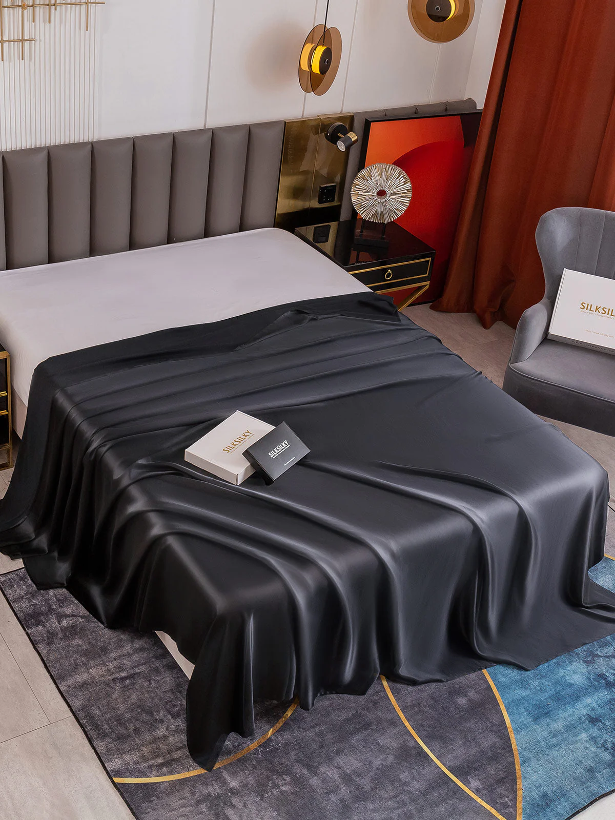 19Momme Mulberry Silk Seamless Flat Sheet - Image 17