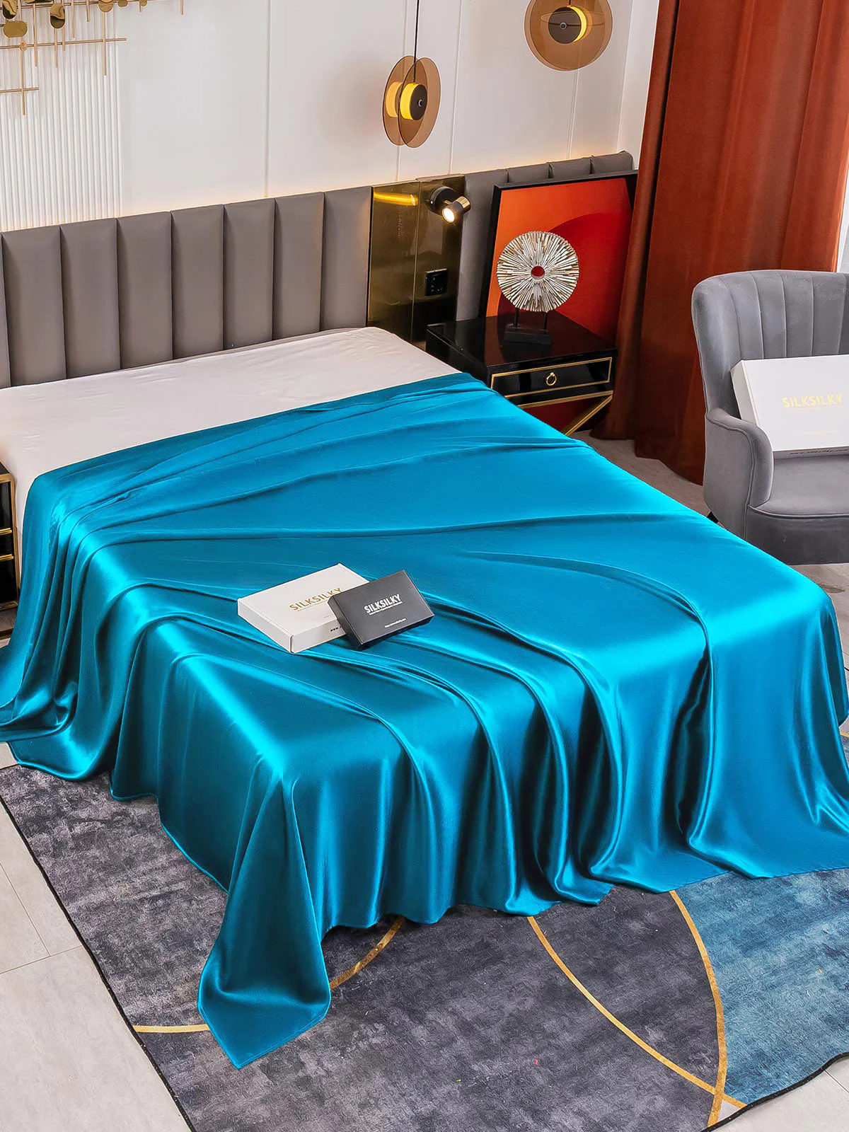 19Momme Mulberry Silk Seamless Flat Sheet - Image 33
