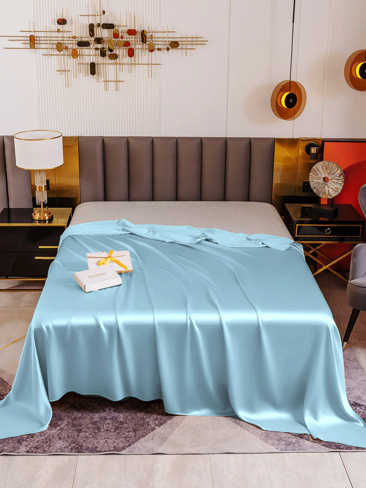 19Momme Mulberry Silk Seamless Flat Sheet - Image 45