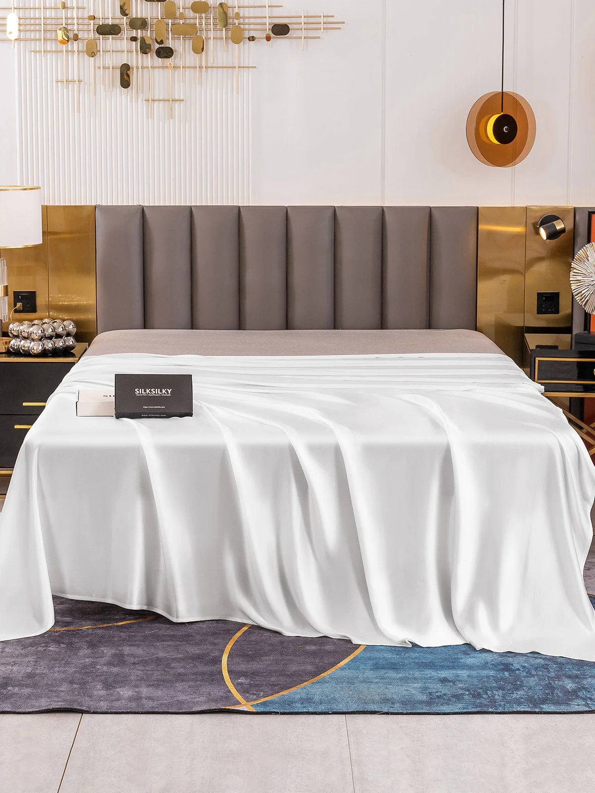 19Momme Mulberry Silk Seamless Flat Sheet - Image 5