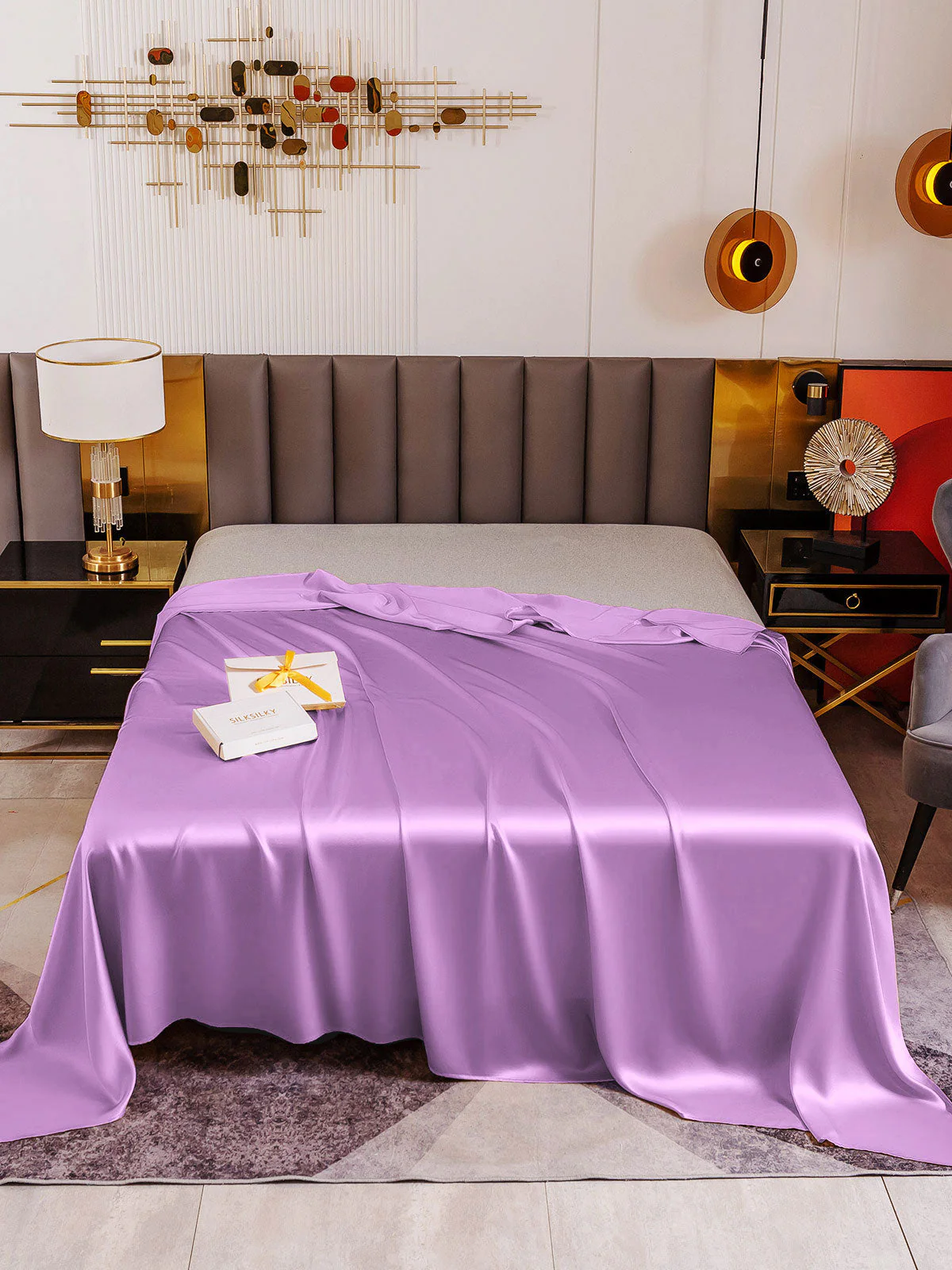 19Momme Mulberry Silk Seamless Flat Sheet - Image 51