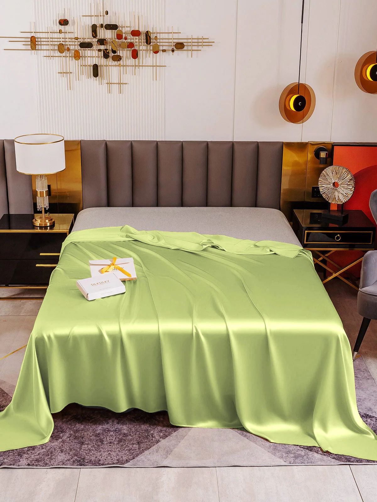 19Momme Mulberry Silk Seamless Flat Sheet - Image 54