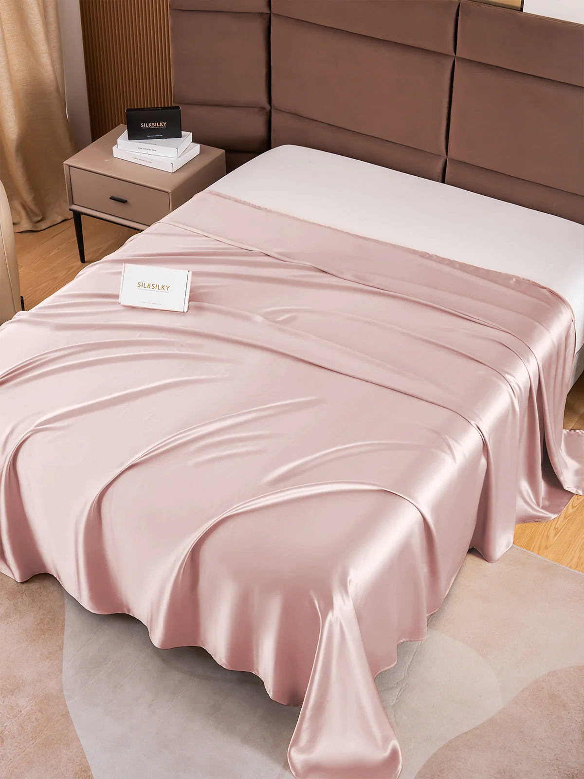 19Momme Mulberry Silk Seamless Flat Sheet - Image 58