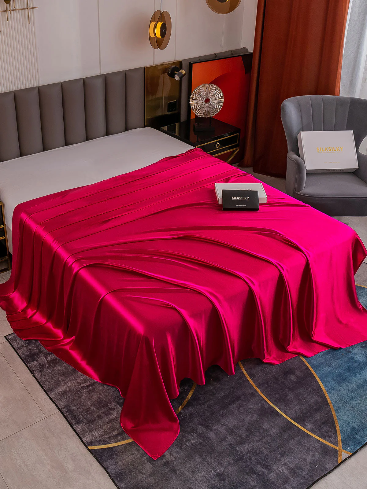 19Momme Mulberry Silk Seamless Flat Sheet - Image 9