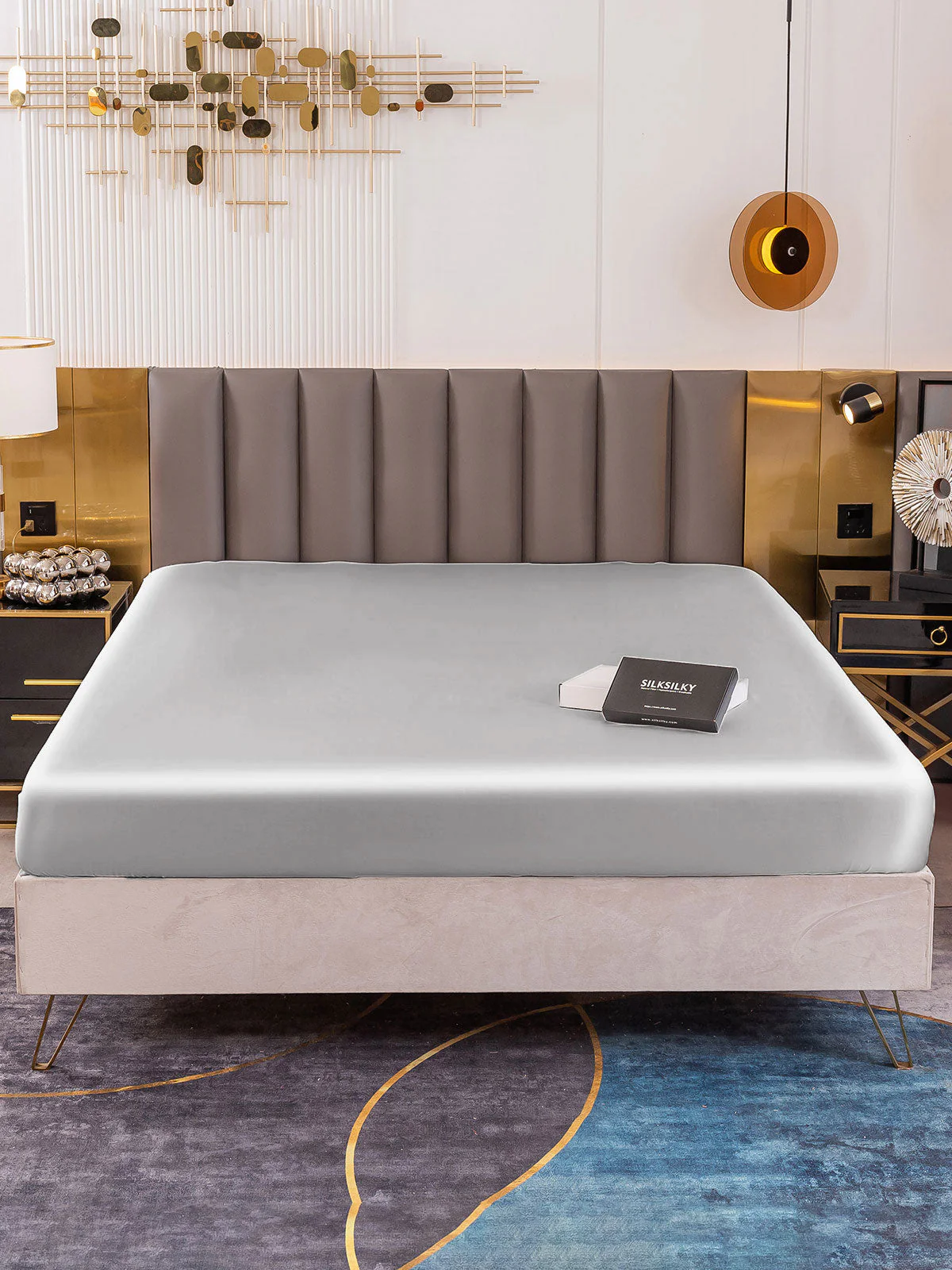 19Momme Mulberry Silk Seamless Fitted Sheet - Image 22