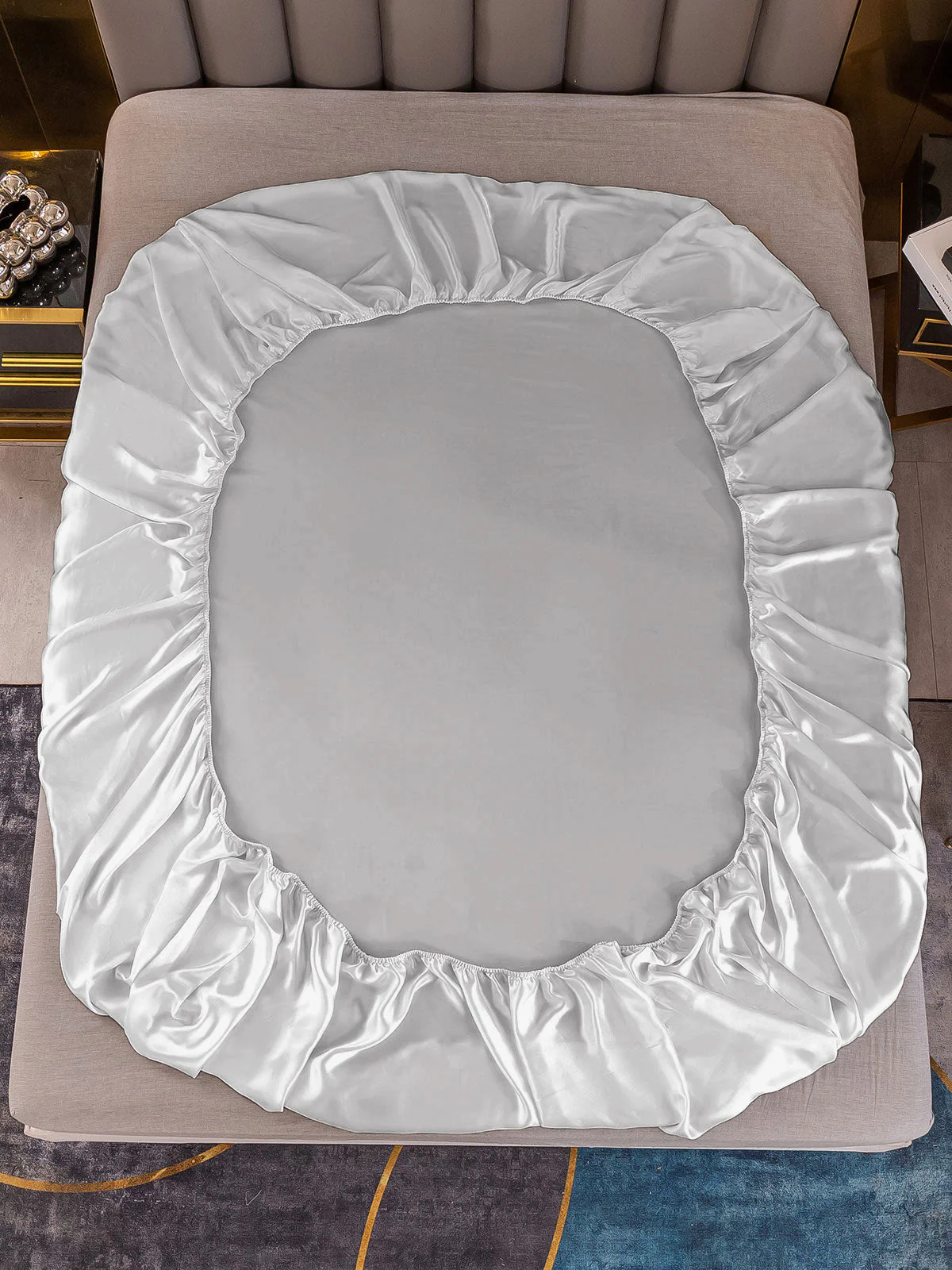 19Momme Mulberry Silk Seamless Fitted Sheet - Image 23