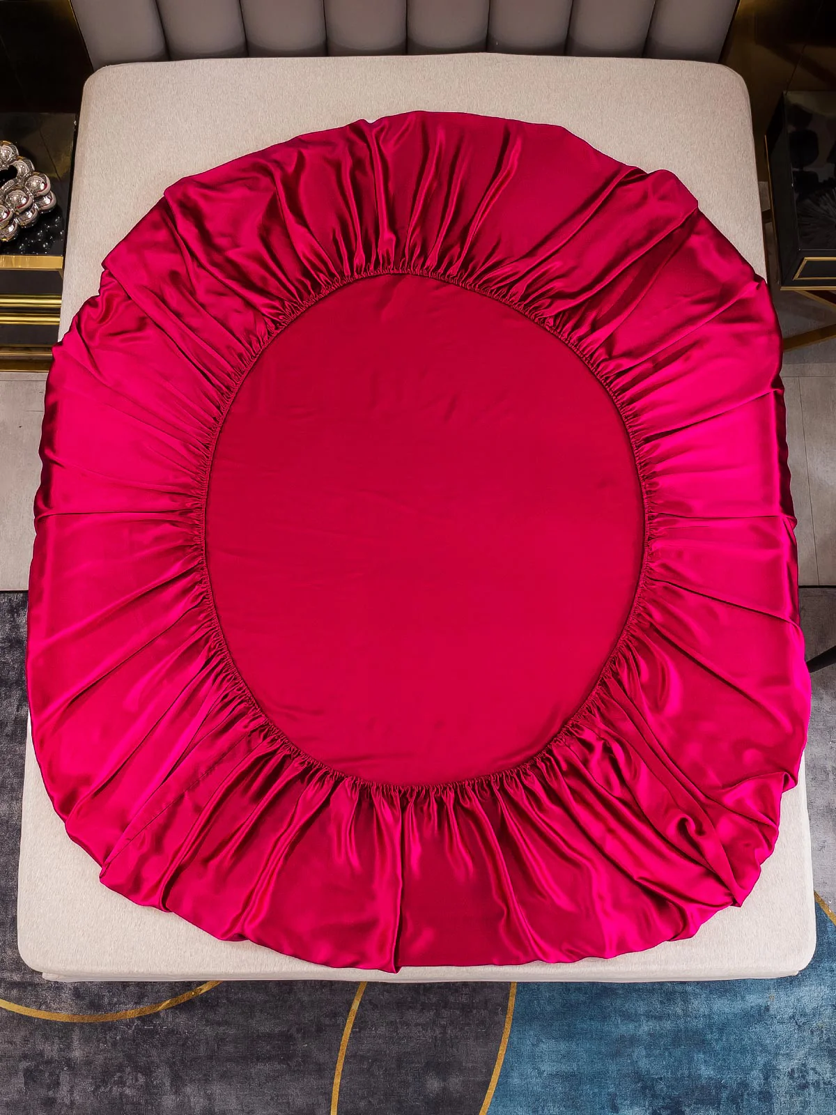19Momme Mulberry Silk Seamless Fitted Sheet - Image 43