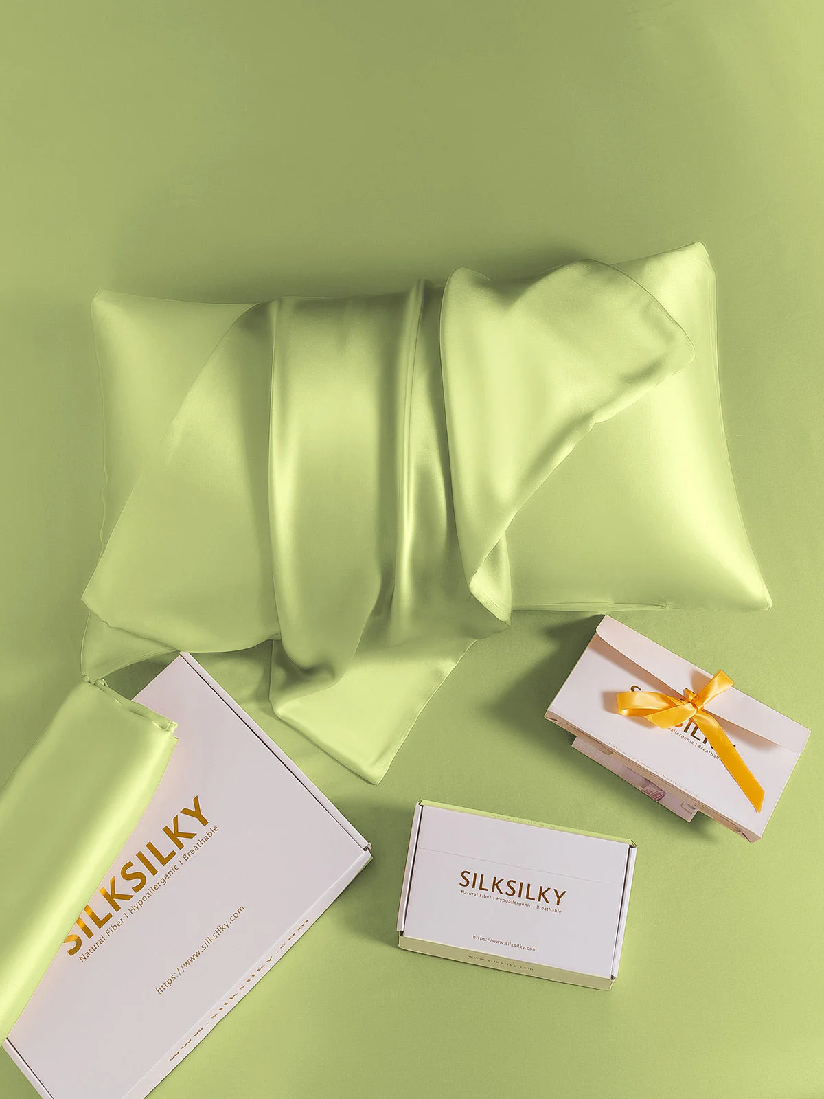 19Momme 100% Mulberry Silk Pillowcase - Hidden Zipper - Image 110