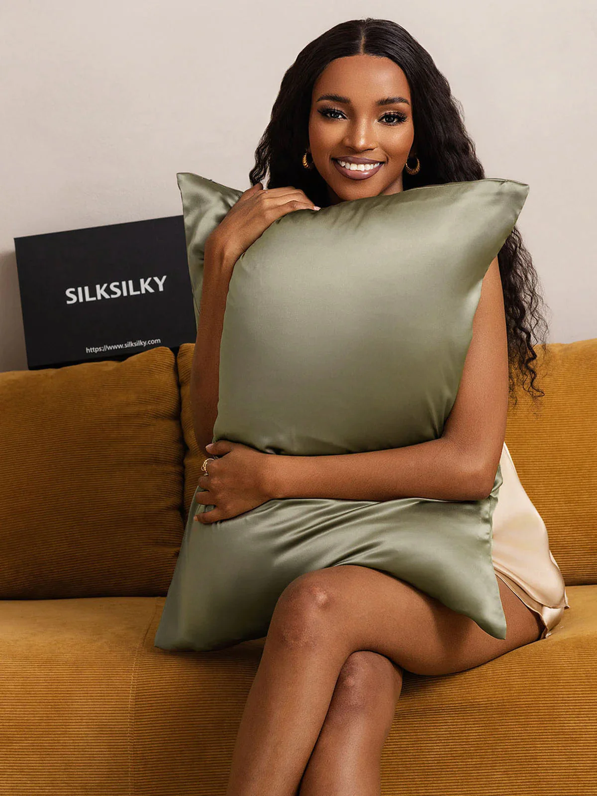 19Momme 100% Mulberry Silk Pillowcase - Hidden Zipper - Image 136