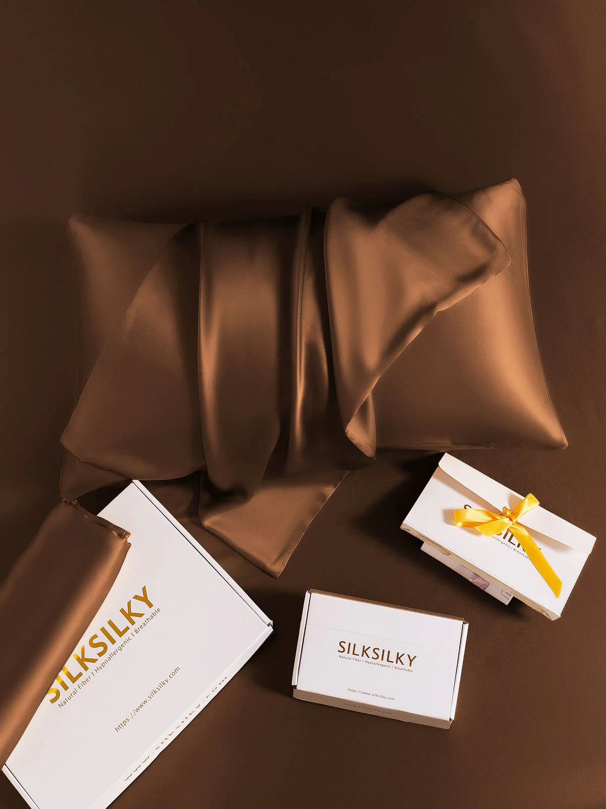 19Momme 100% Mulberry Silk Pillowcase - Hidden Zipper - Image 89