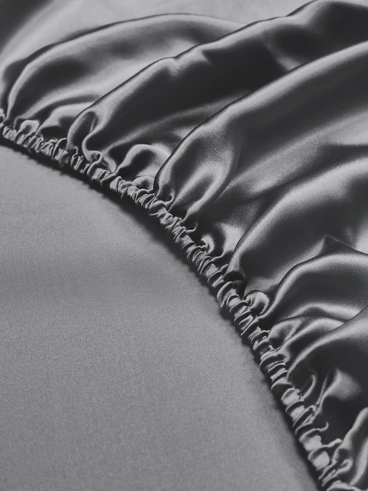 19Momme 3Pcs Silk Set Fitted Sheet+2x Pillowcases - Image 34