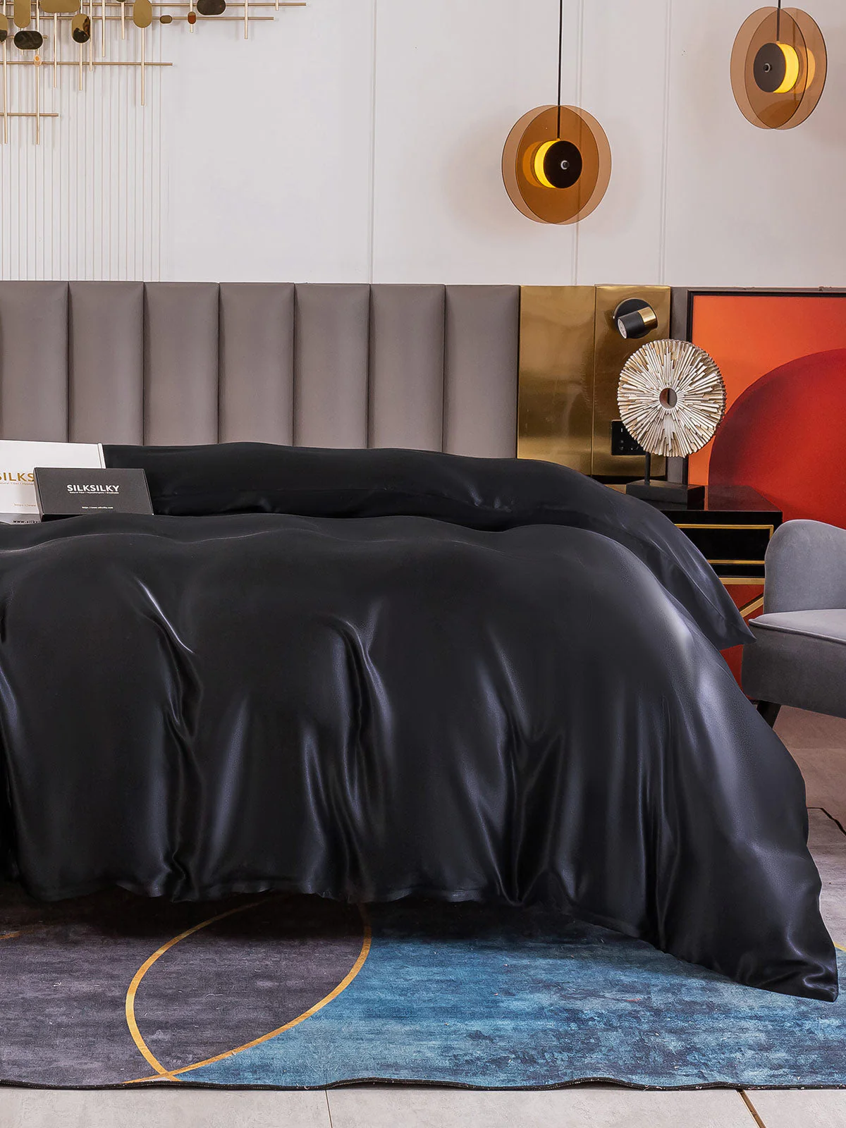 19Momme Mulberry Silk Seamless Duvet Cover - Image 13