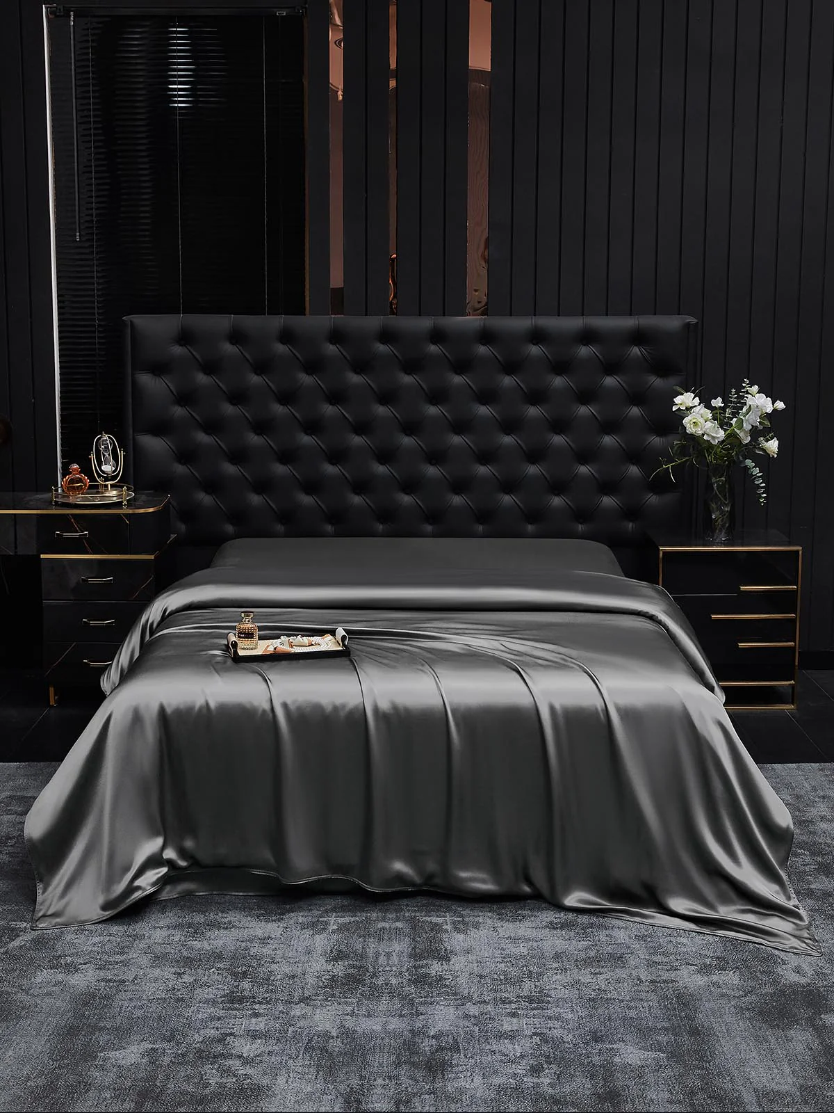 19Momme Mulberry Silk Seamless Duvet Cover - Image 17