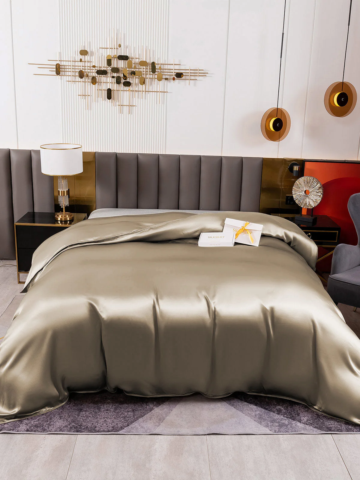 19Momme Mulberry Silk Seamless Duvet Cover - Image 25