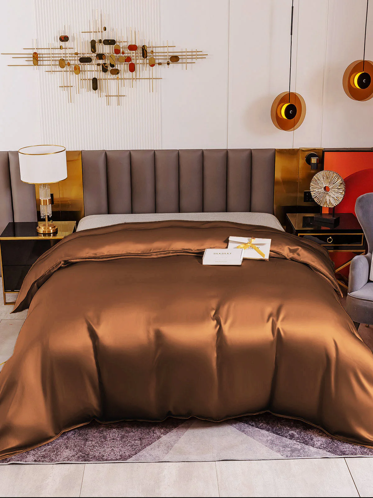 19Momme Mulberry Silk Seamless Duvet Cover - Image 28