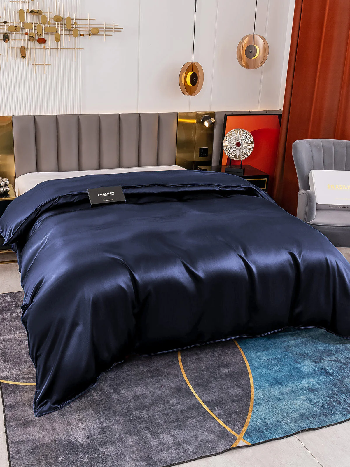19Momme Mulberry Silk Seamless Duvet Cover - Image 3