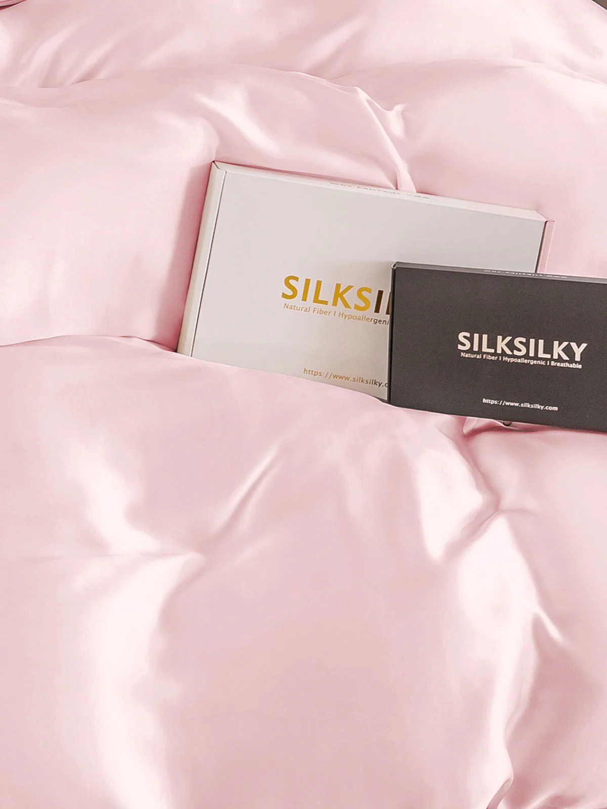 19Momme Mulberry Silk Seamless Duvet Cover - Image 35