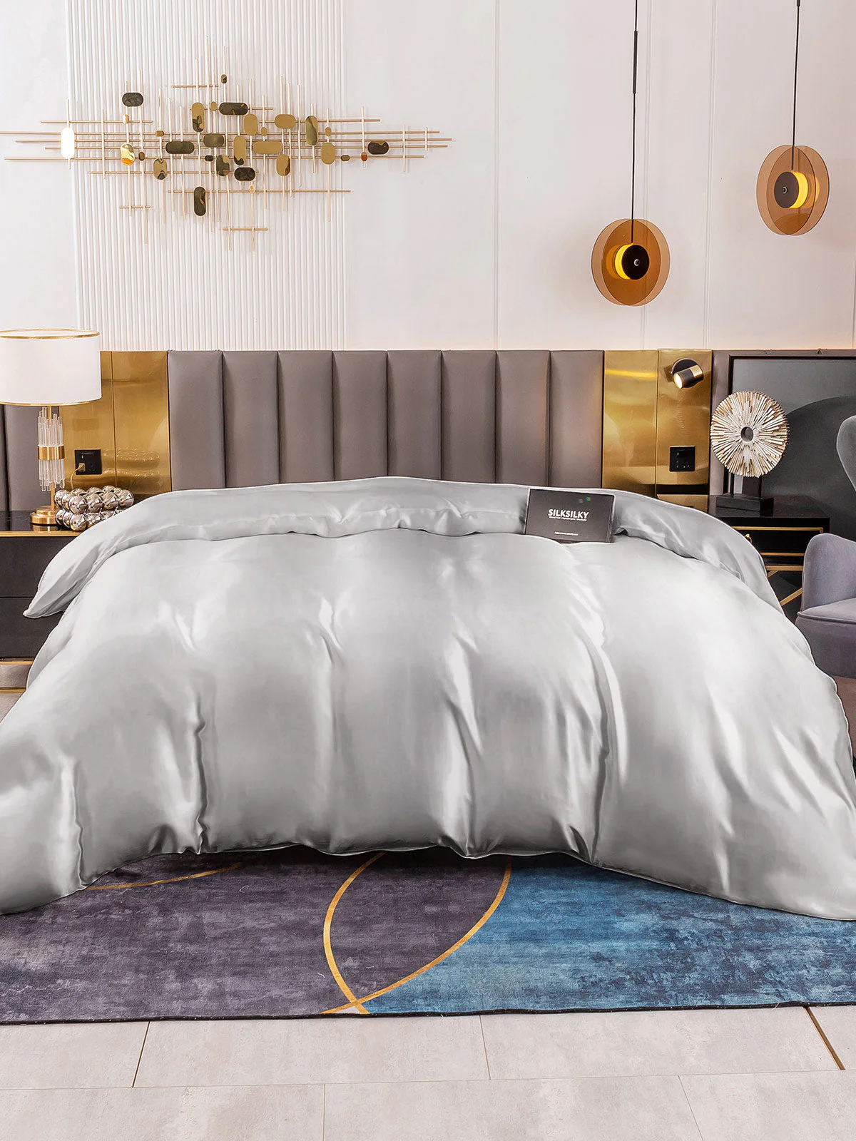 19Momme Mulberry Silk Seamless Duvet Cover - Image 37