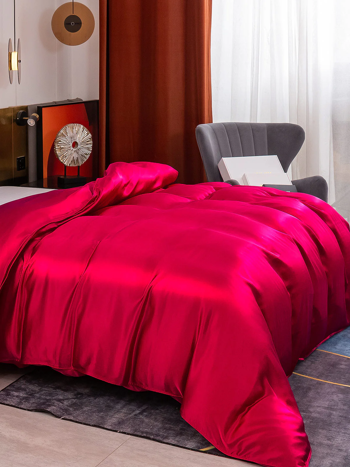19Momme Mulberry Silk Seamless Duvet Cover - Image 39