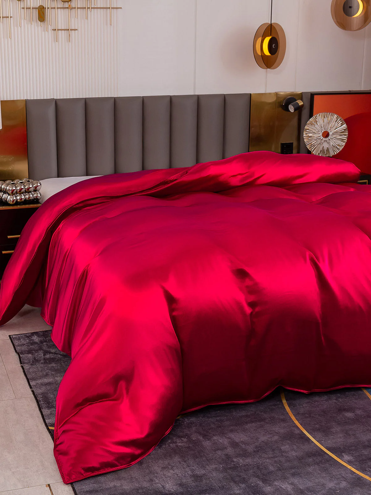 19Momme Mulberry Silk Seamless Duvet Cover - Image 41