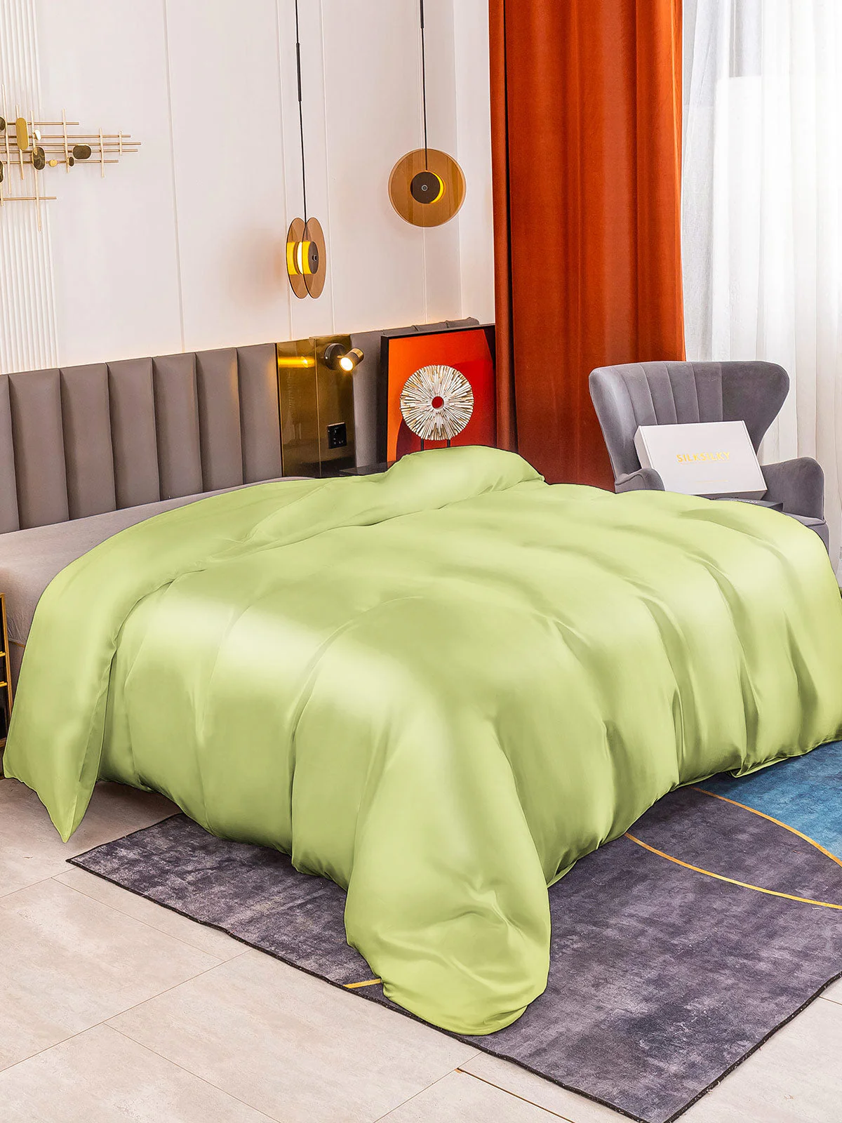 19Momme Mulberry Silk Seamless Duvet Cover - Image 61