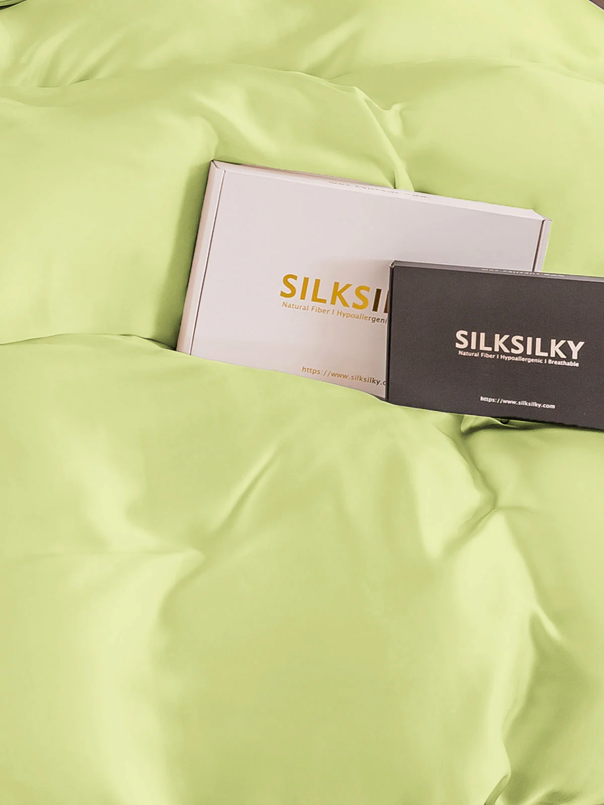 19Momme Mulberry Silk Seamless Duvet Cover - Image 63