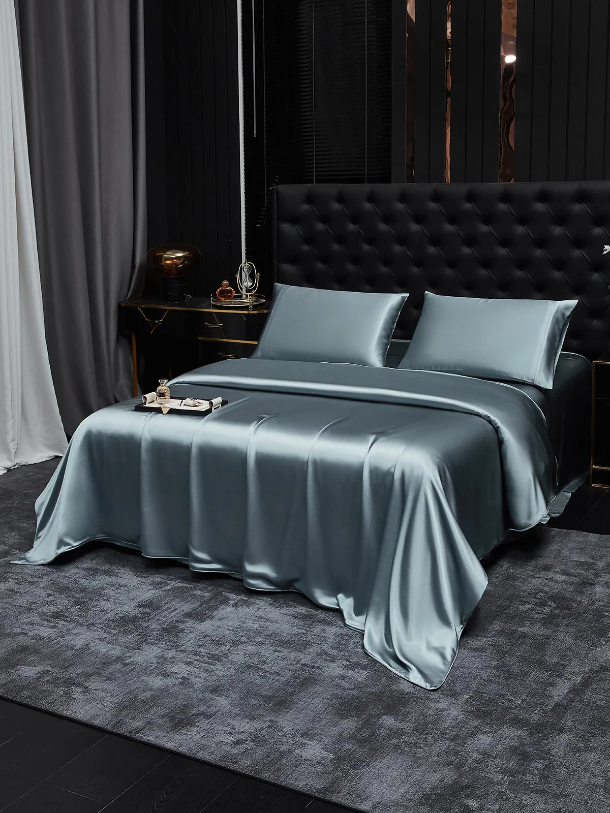 19Momme 3Pcs Silk Set Duvet Cover+2x Pillowcases - Image 23