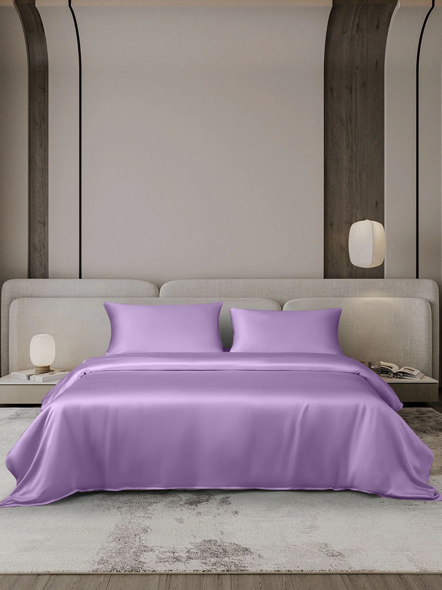 19Momme 3Pcs Silk Set Duvet Cover+2x Pillowcases - Image 41