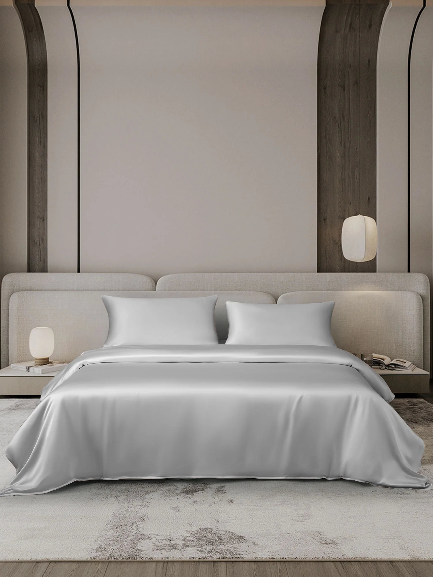 19Momme 3Pcs Silk Set Duvet Cover+2x Pillowcases - Image 64