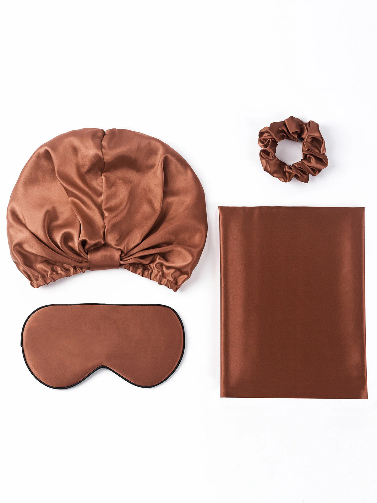 19Momme 4Pcs Set Silk Skin-Friendly Beauty Sleep Set (Envelope Pillowcase) - Image 34