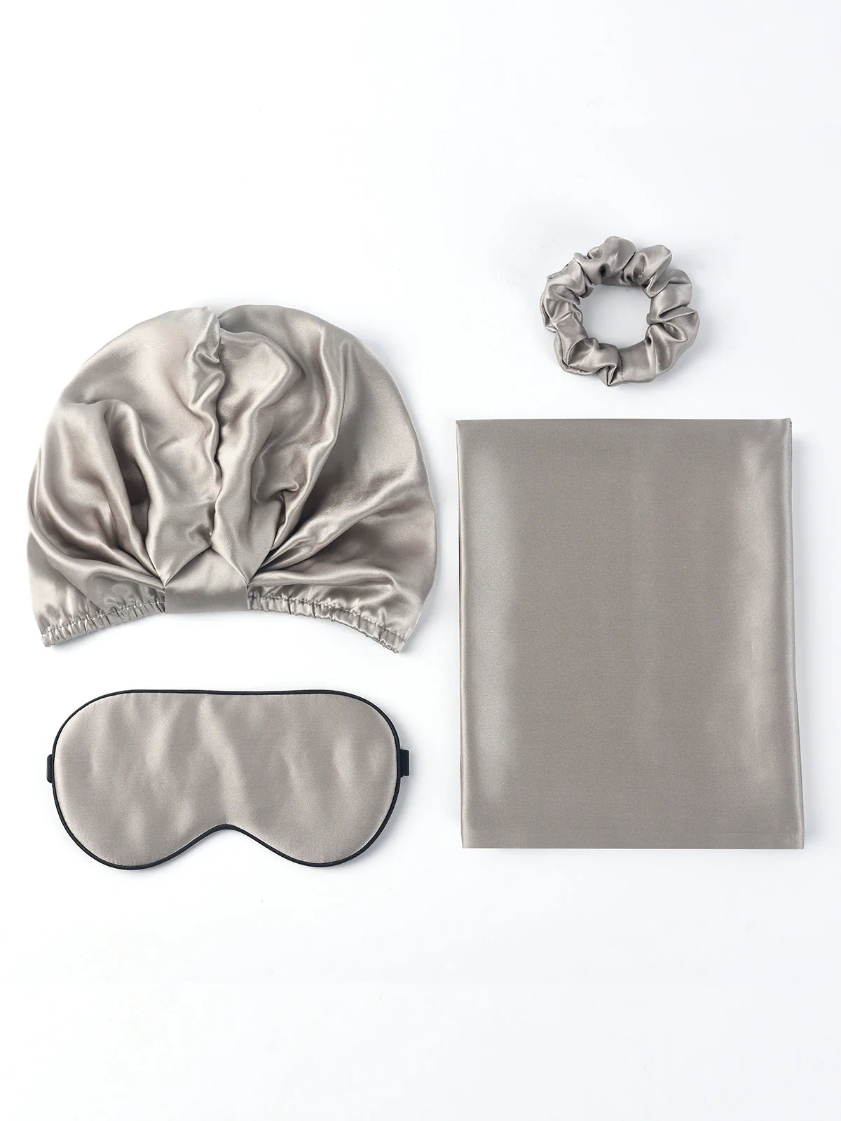 19Momme 4Pcs Set Silk Skin-Friendly Beauty Sleep Set (Envelope Pillowcase) - Image 42