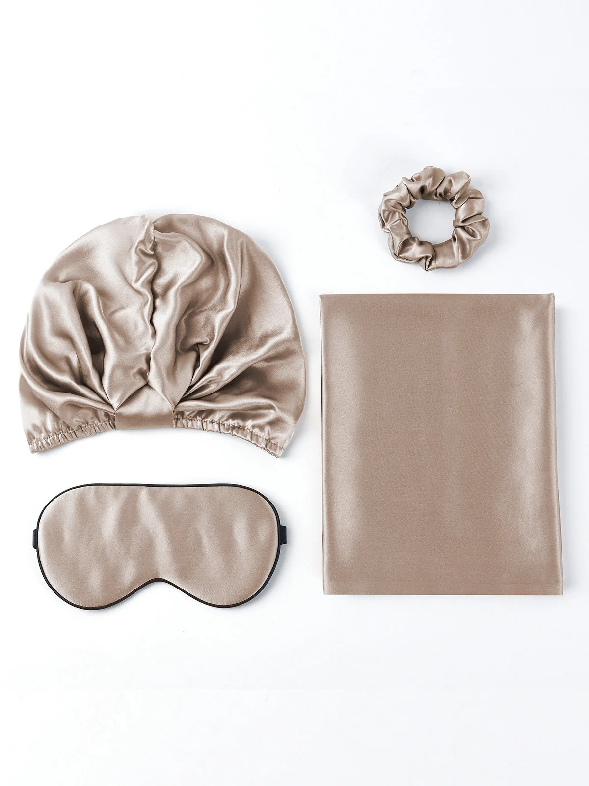 19Momme 4Pcs Set Silk Skin-Friendly Beauty Sleep Set (Envelope Pillowcase) - Image 53