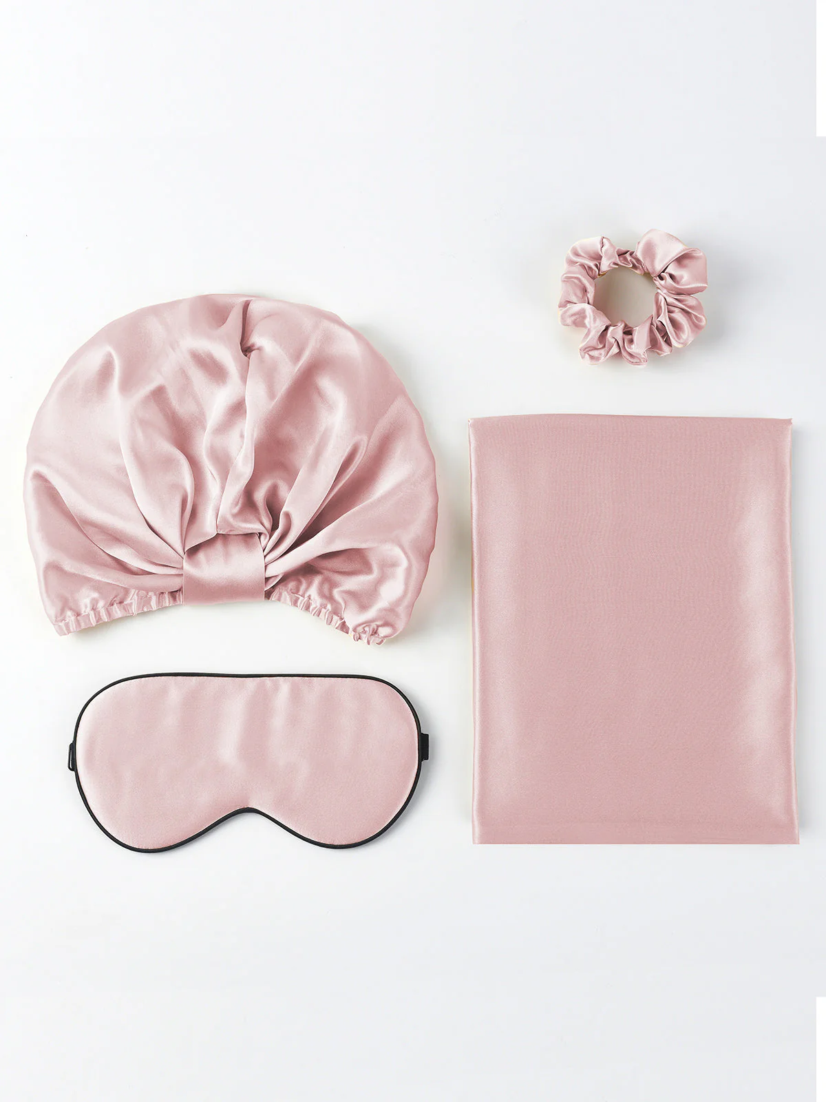 19Momme 4Pcs Set Silk Skin-Friendly Beauty Sleep Set (Hidden Zipper Pillowcase) - Image 20