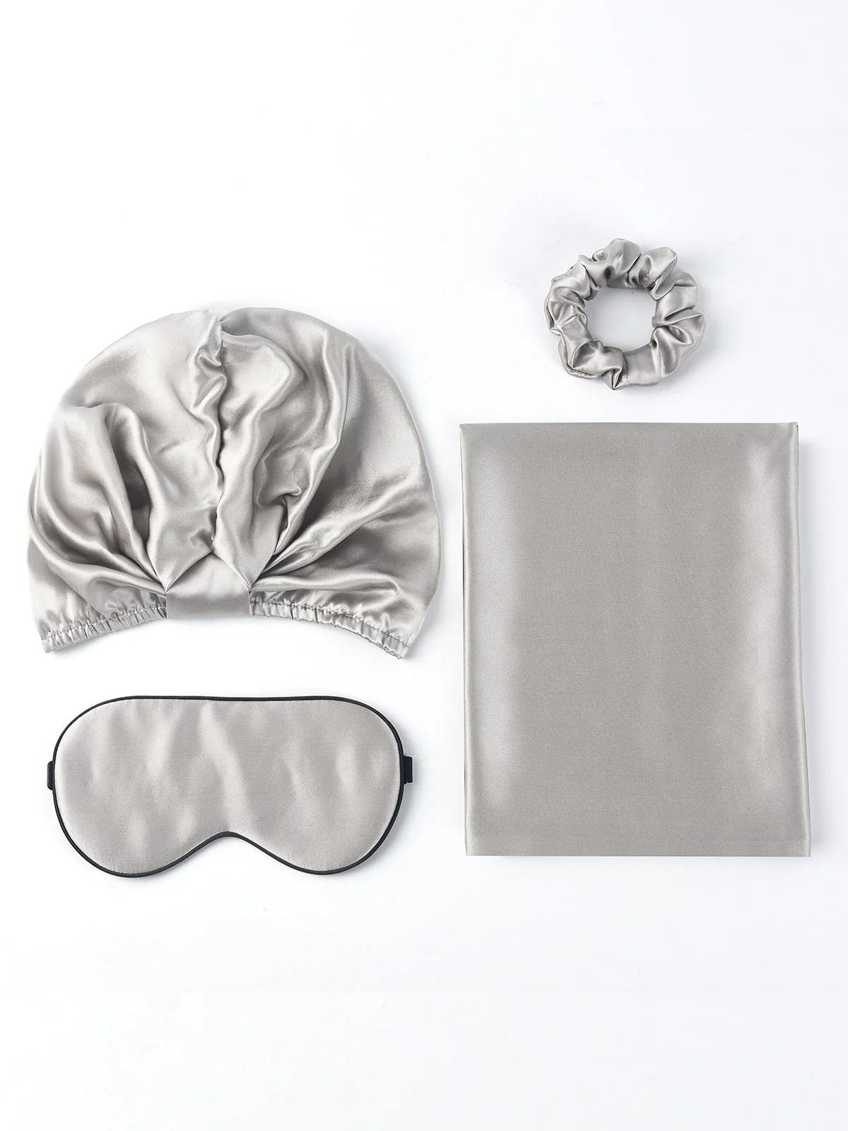 19Momme 4Pcs Set Silk Skin-Friendly Beauty Sleep Set (Hidden Zipper Pillowcase) - Image 30