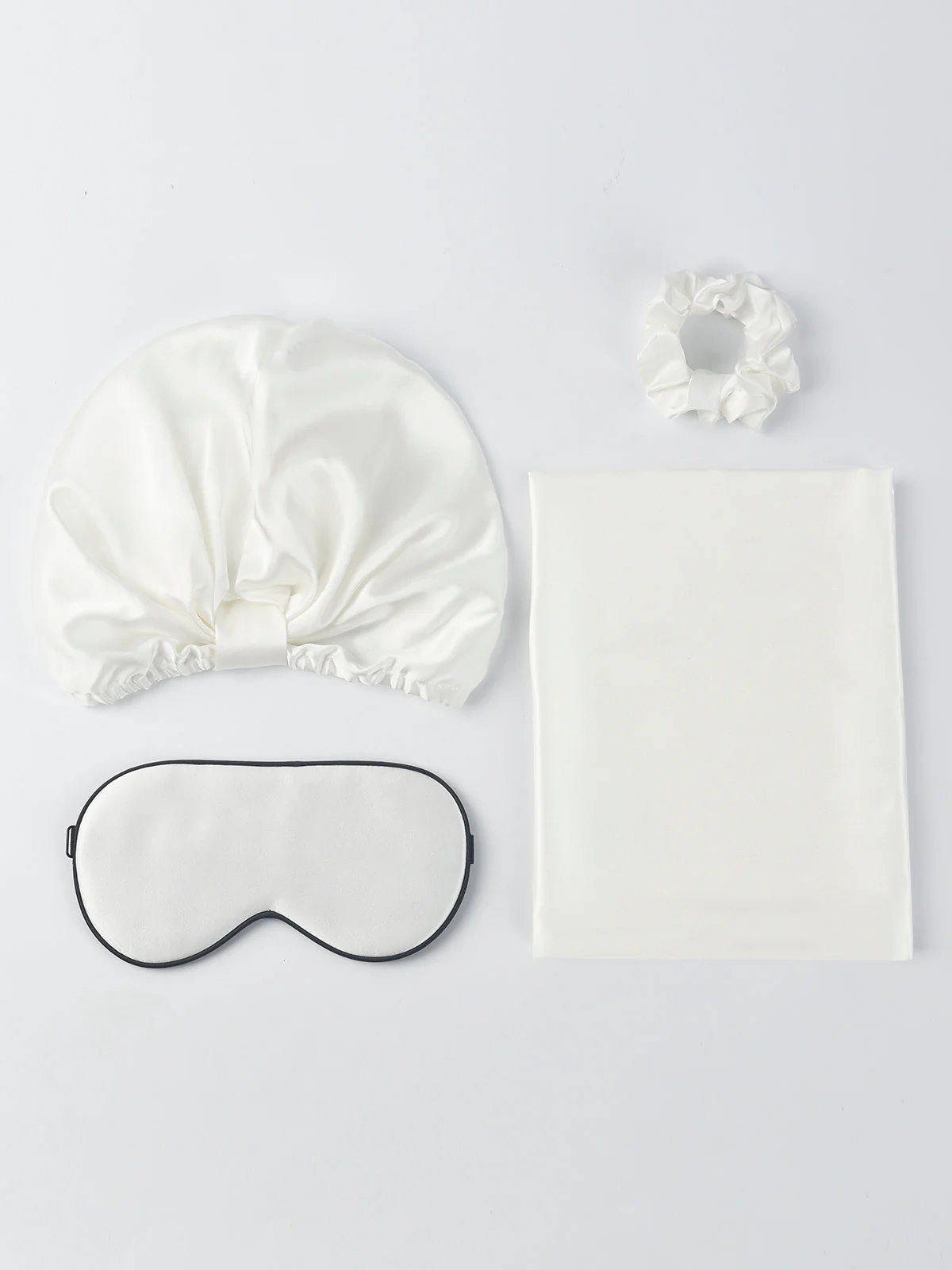 19Momme 4Pcs Set Silk Skin-Friendly Beauty Sleep Set (Hidden Zipper Pillowcase) - Image 36