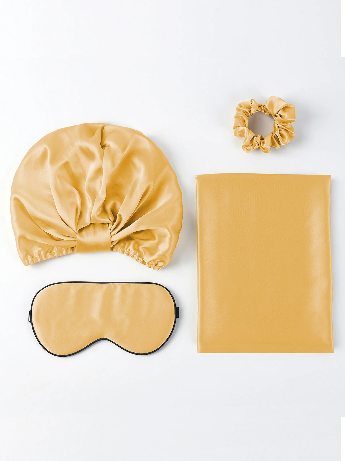 19Momme 4Pcs Set Silk Skin-Friendly Beauty Sleep Set (Hidden Zipper Pillowcase) - Image 53