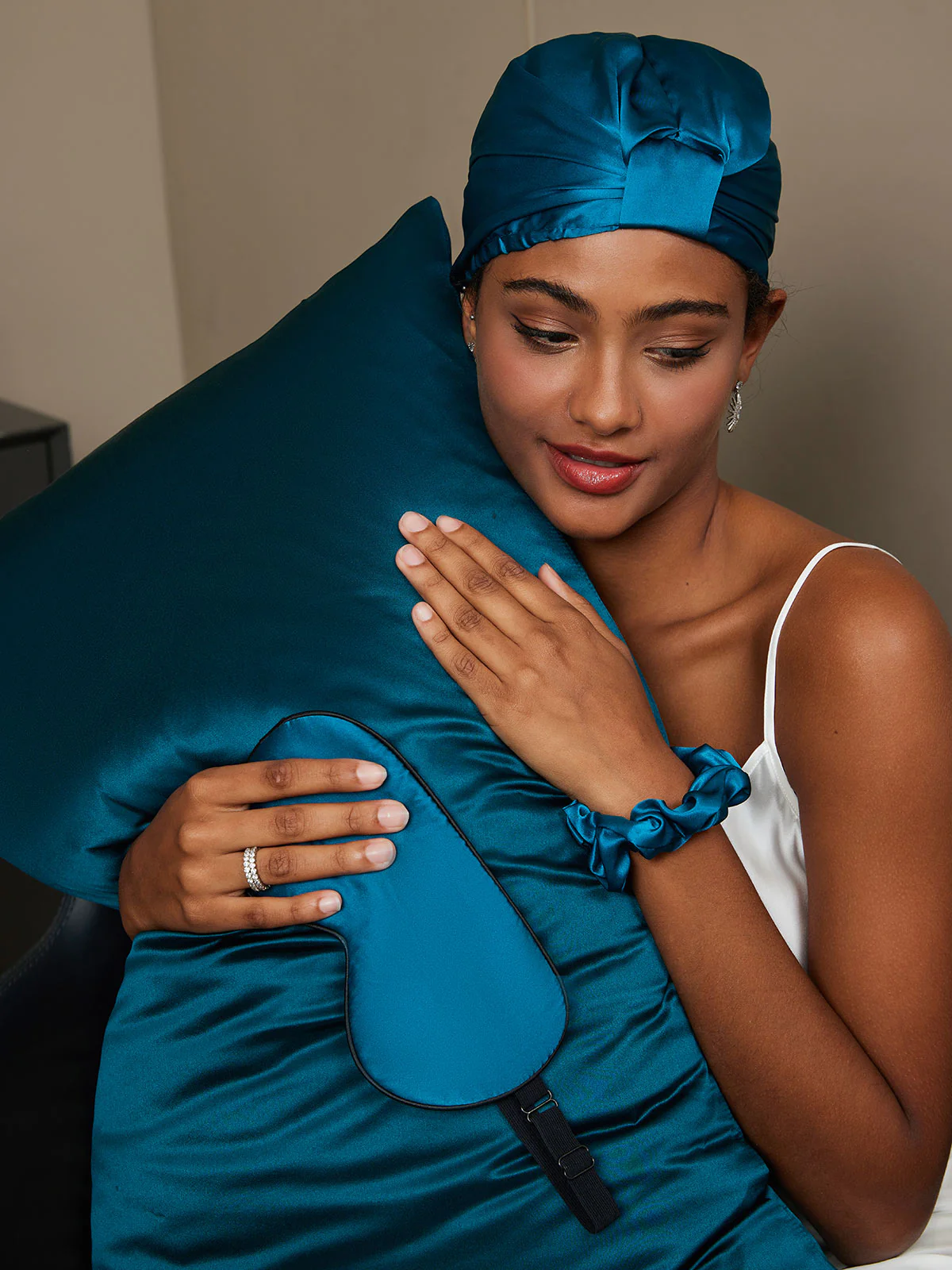 19Momme 4Pcs Set Silk Skin-Friendly Beauty Sleep Set (Hidden Zipper Pillowcase) - Image 56