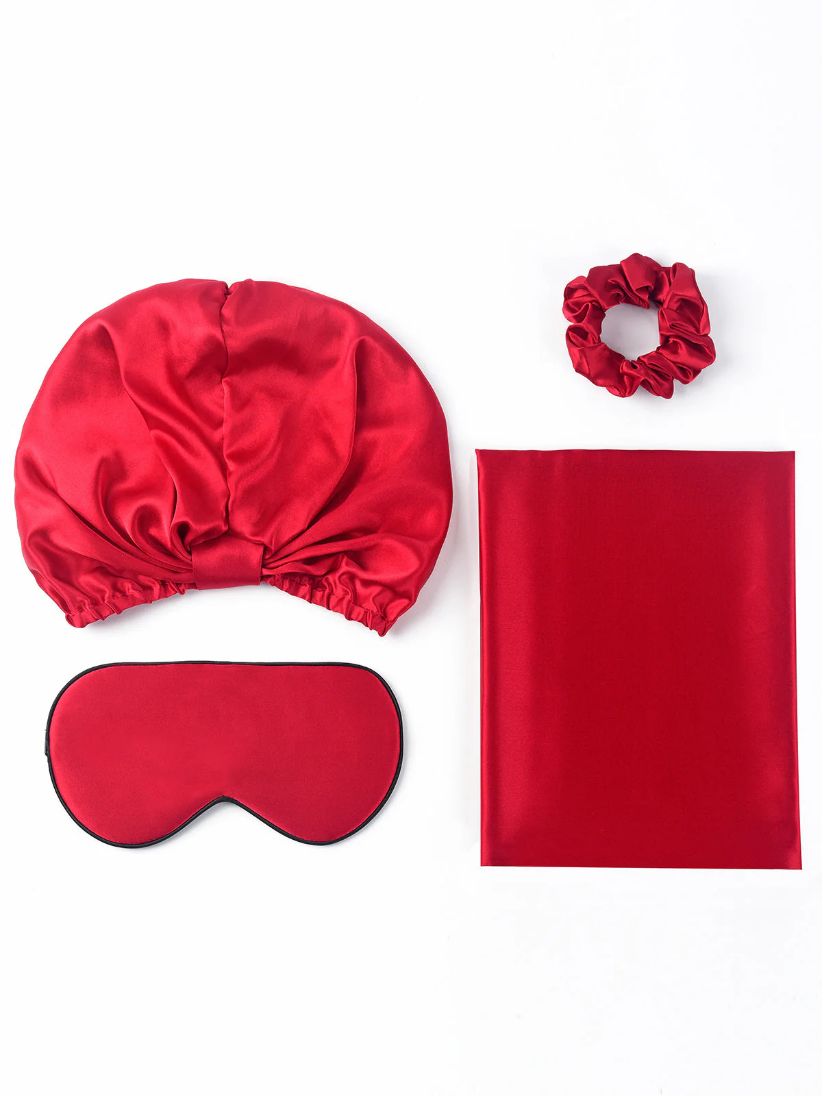 19Momme 4Pcs Set Silk Skin-Friendly Beauty Sleep Set (Hidden Zipper Pillowcase) - Image 64