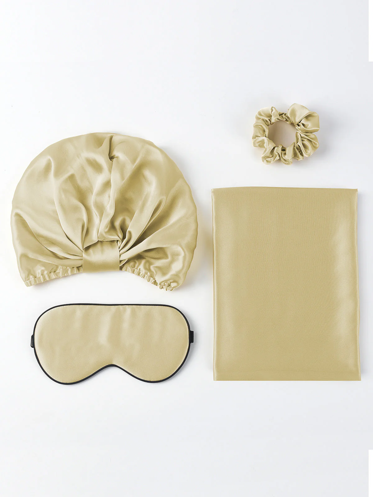 19Momme 4Pcs Set Silk Skin-Friendly Beauty Sleep Set (Hidden Zipper Pillowcase) - Image 73