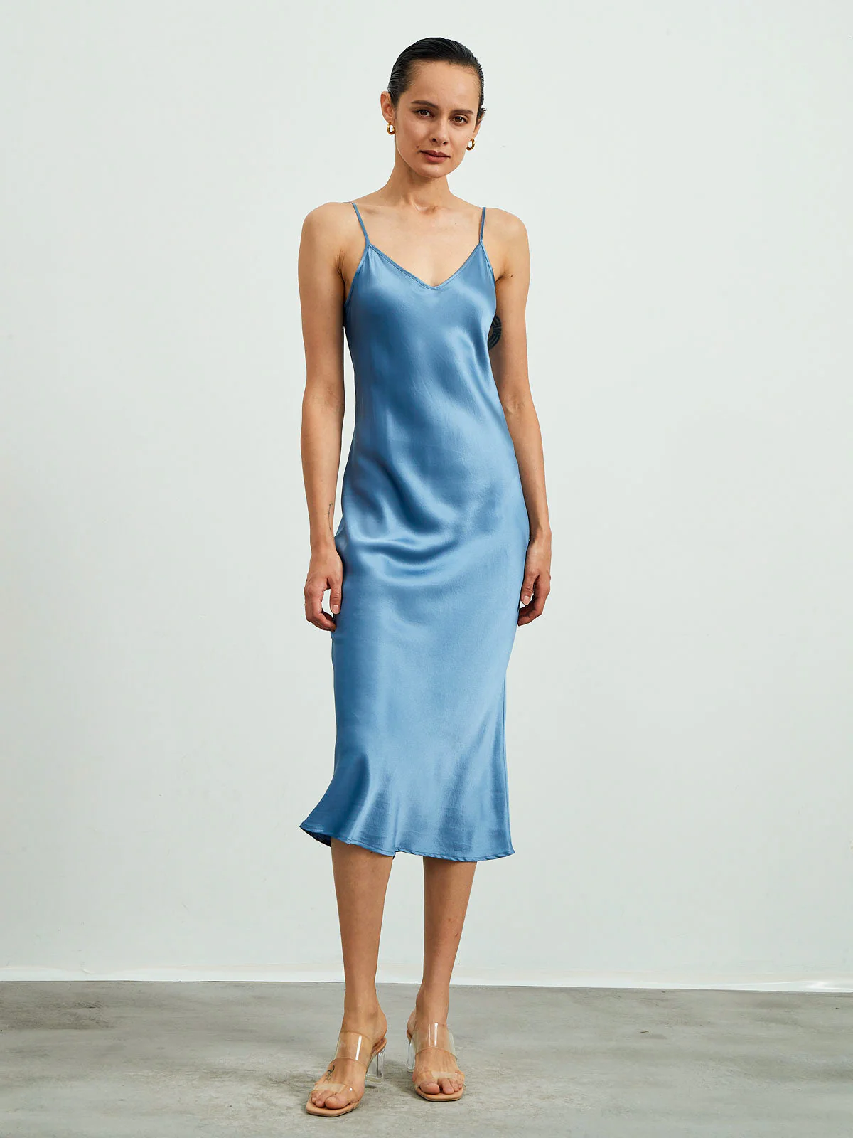 22Momme Long Maxi Silk Slip Dress - Image 37