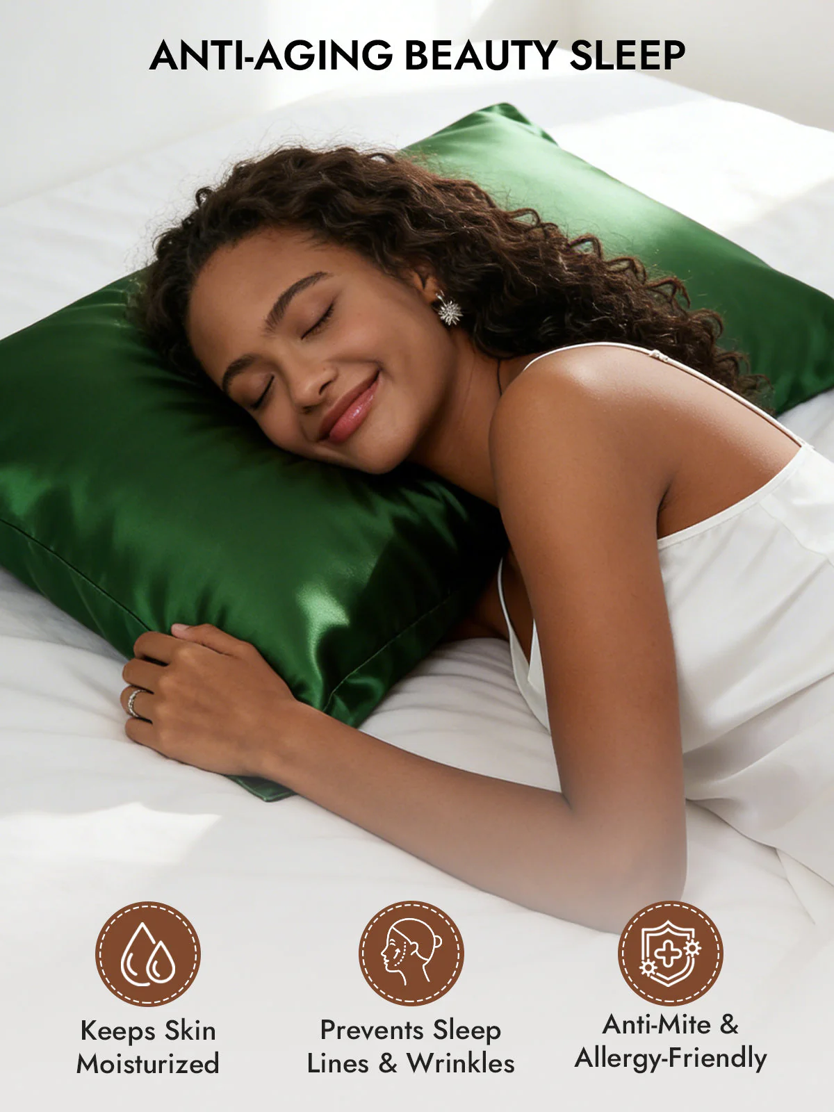 2Pcs 30Momme 100% Silk Pillowcases Bundle- Hidden Zipper - Image 24