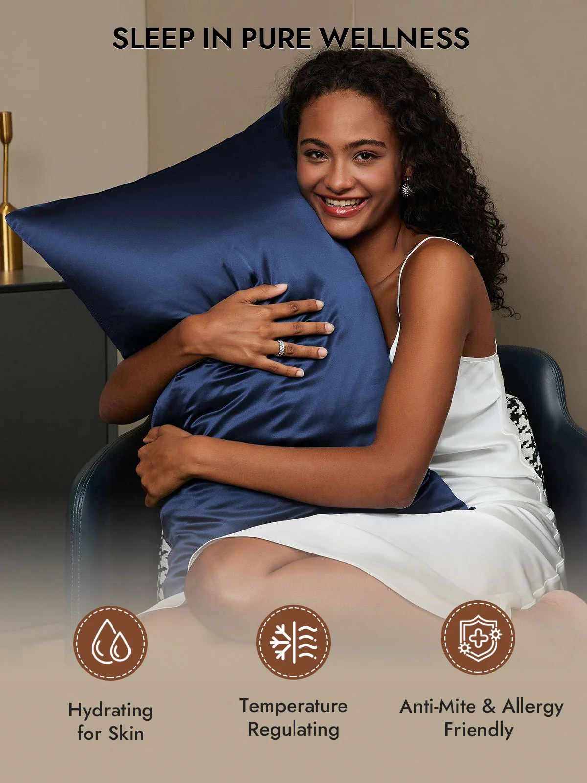 2Pcs 30Momme 100% Silk Pillowcases Bundle- Hidden Zipper - Image 40