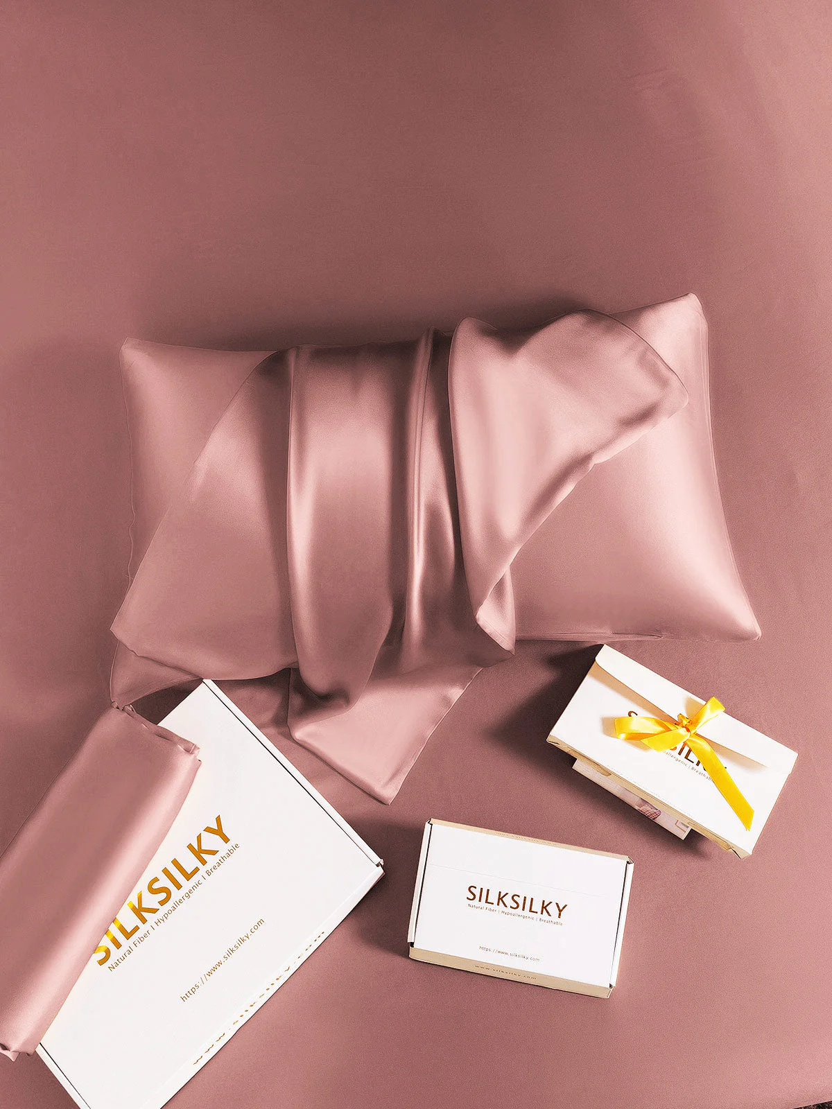 30Momme Luxurious 100% Silk Pillowcase - Envelope - Image 68