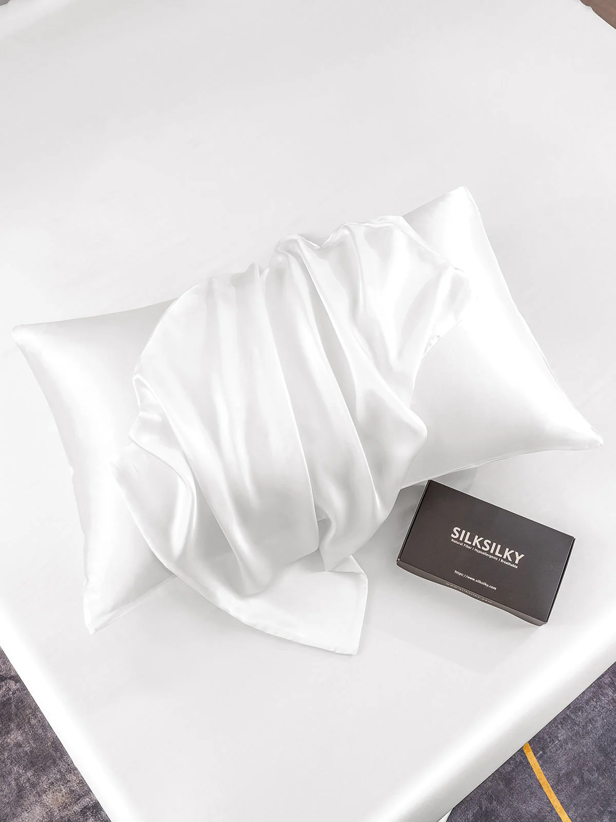 30Momme Luxurious 100% Silk Pillowcase - Hidden Zipper - Image 11