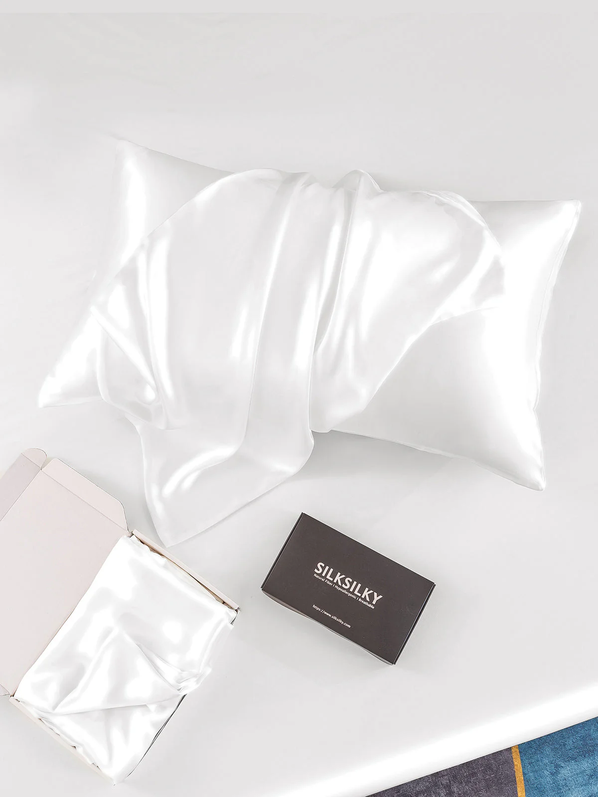 30Momme Luxurious 100% Silk Pillowcase - Hidden Zipper - Image 12