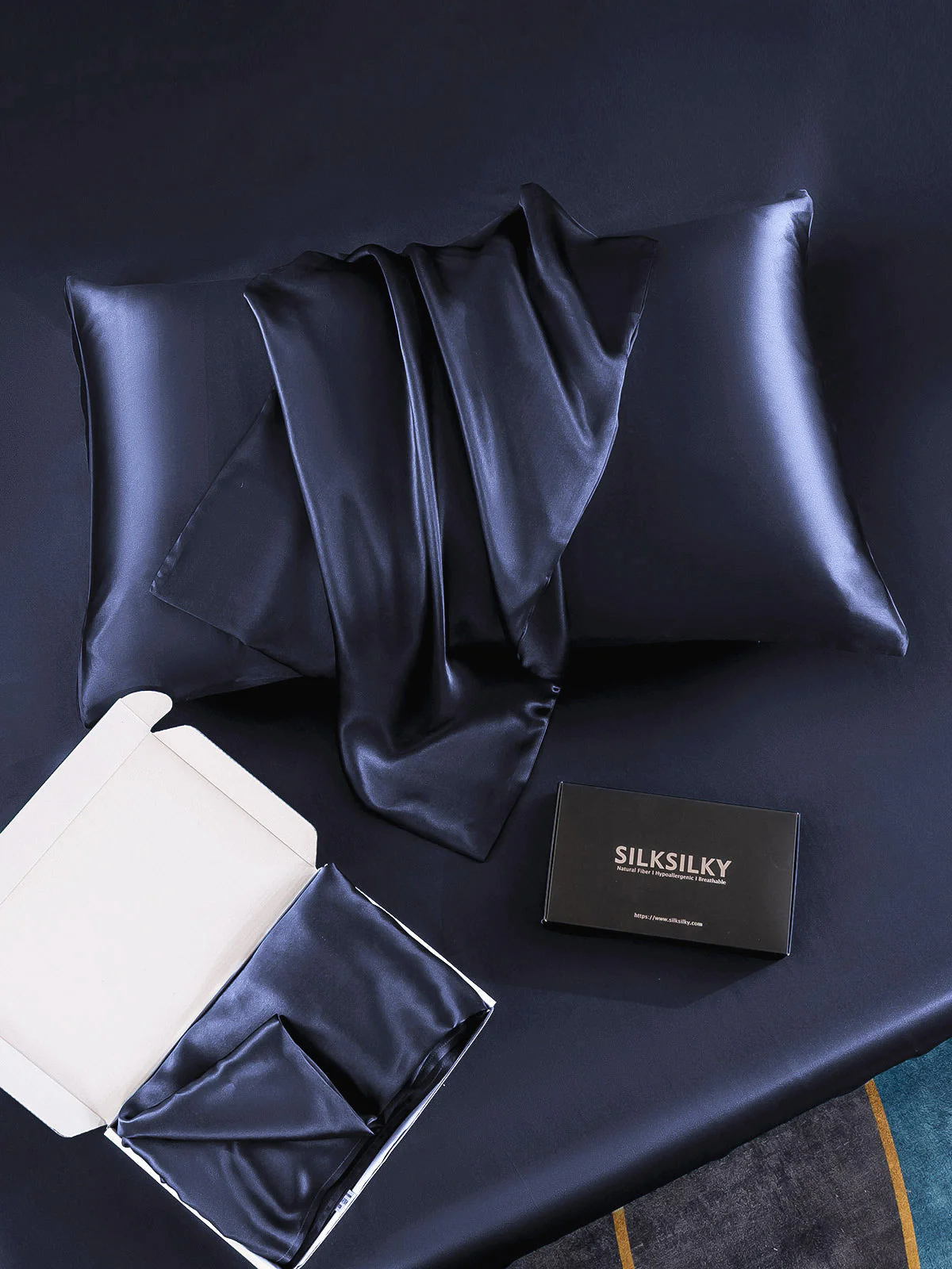 30Momme Luxurious 100% Silk Pillowcase - Hidden Zipper - Image 18