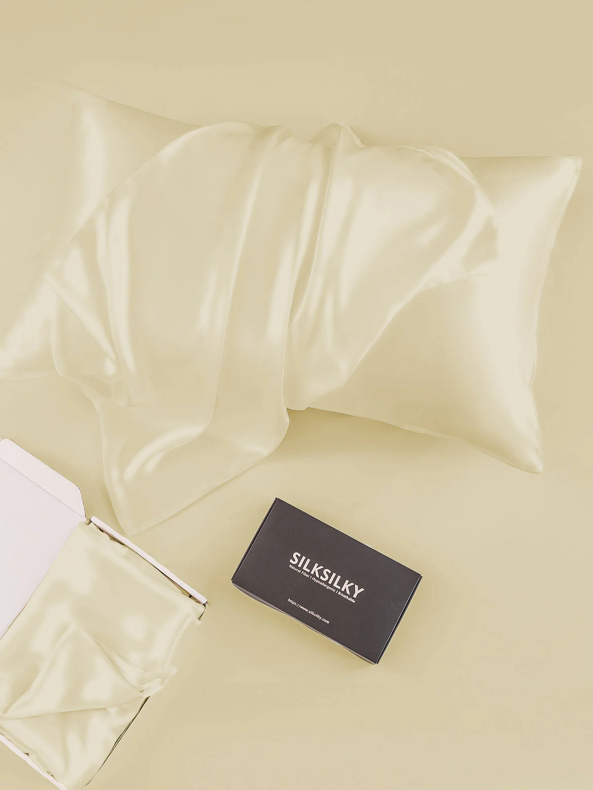 30Momme Luxurious 100% Silk Pillowcase - Hidden Zipper - Image 30
