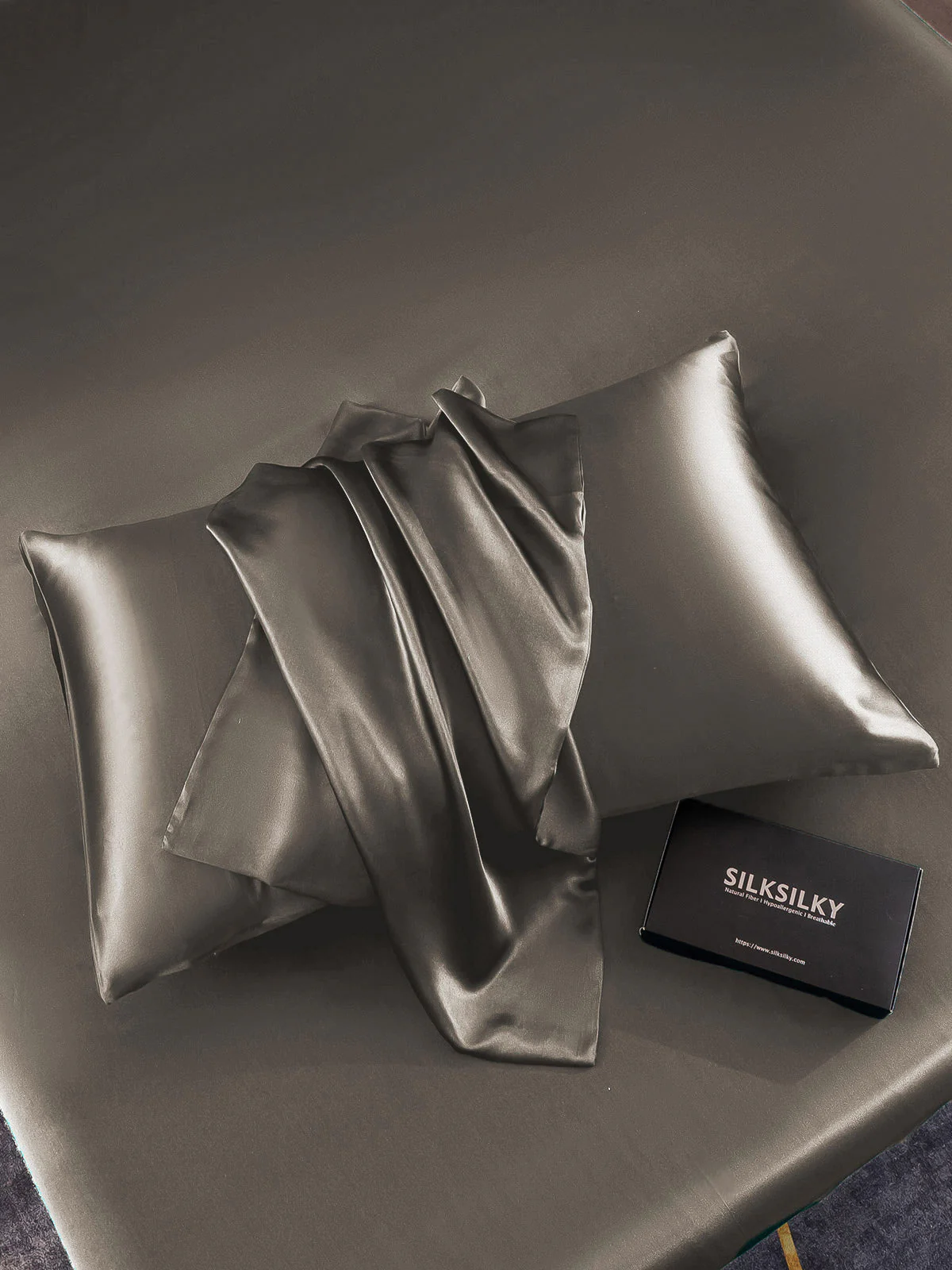 30Momme Luxurious 100% Silk Pillowcase - Hidden Zipper - Image 35